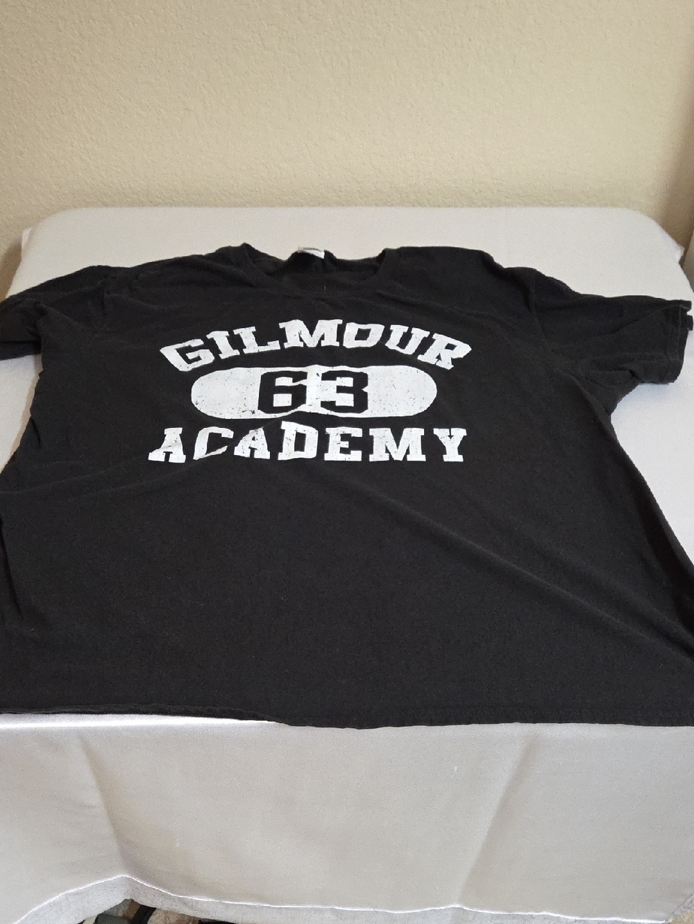 dELiA*s Black Graphic 'Gilmour Academy 63' Short Sleeve Tee